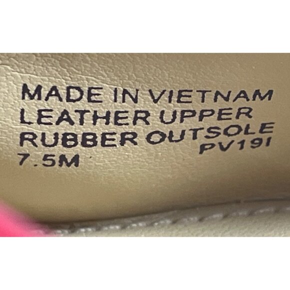 Michael Kors Women's Red Leather Dylan Flats Sz 7.5 - Picture 14 of 14